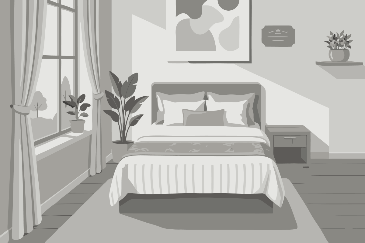 Quarto Triplo (Cama de Casal + 1 de Solteiro)